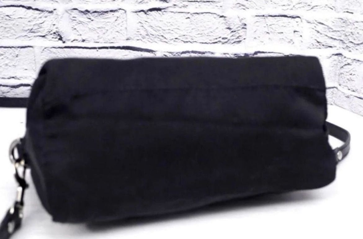 美品◇ PRADA プラダ ナイロンxレザー クロスボディ ショルダーバッグ