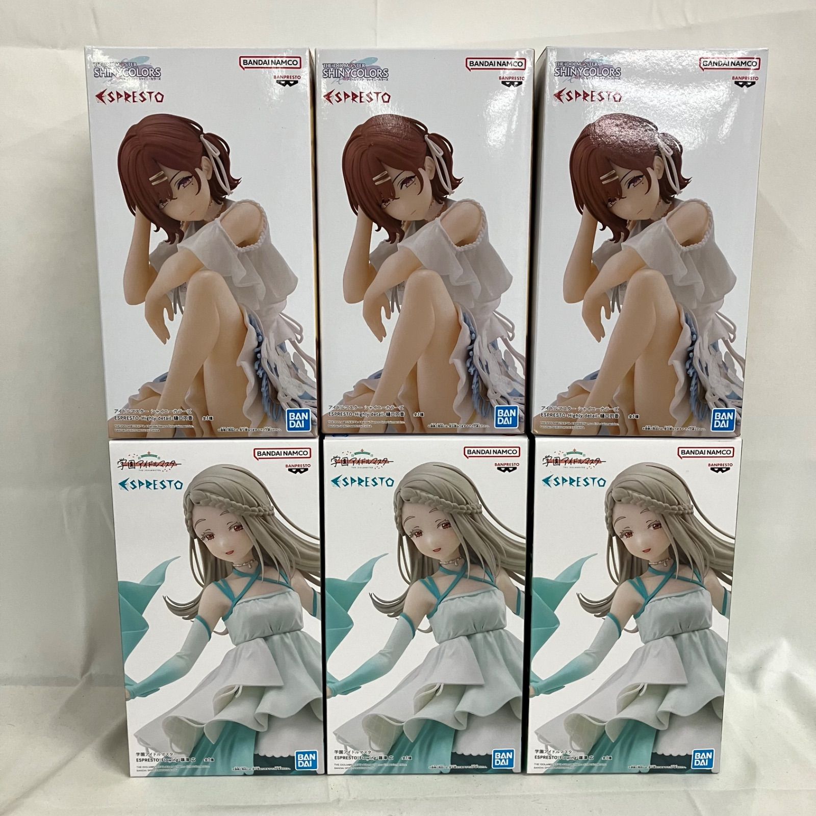 未開封 学園アイドルマスター ESPRESTO 篠澤広 樋口円香 6個セット
