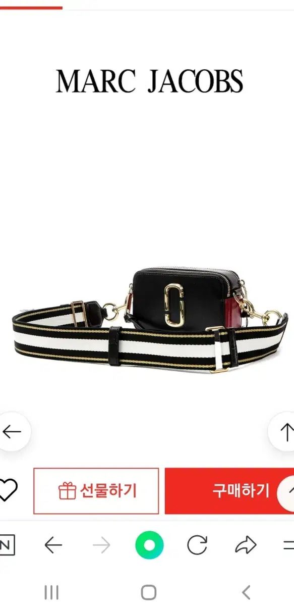 マークジェイコブス スナップショット カメラバッグ デパート