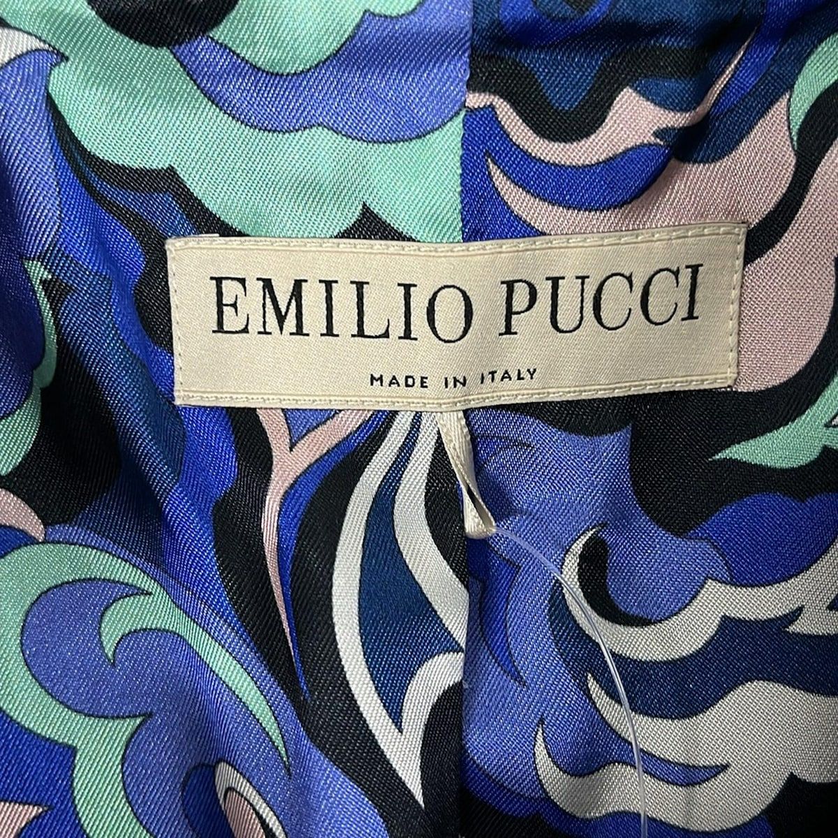エミリオプッチ Emilio pucci ジャケット　38 Supreme Emilio Pucci Silk Smoking Jacket - エミリオ プッチ