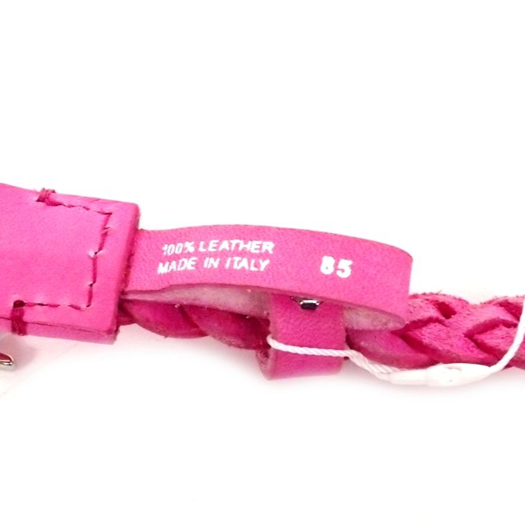 ディースクエアード DSQUARED2 22AW ロゴバックル メッシュレザー