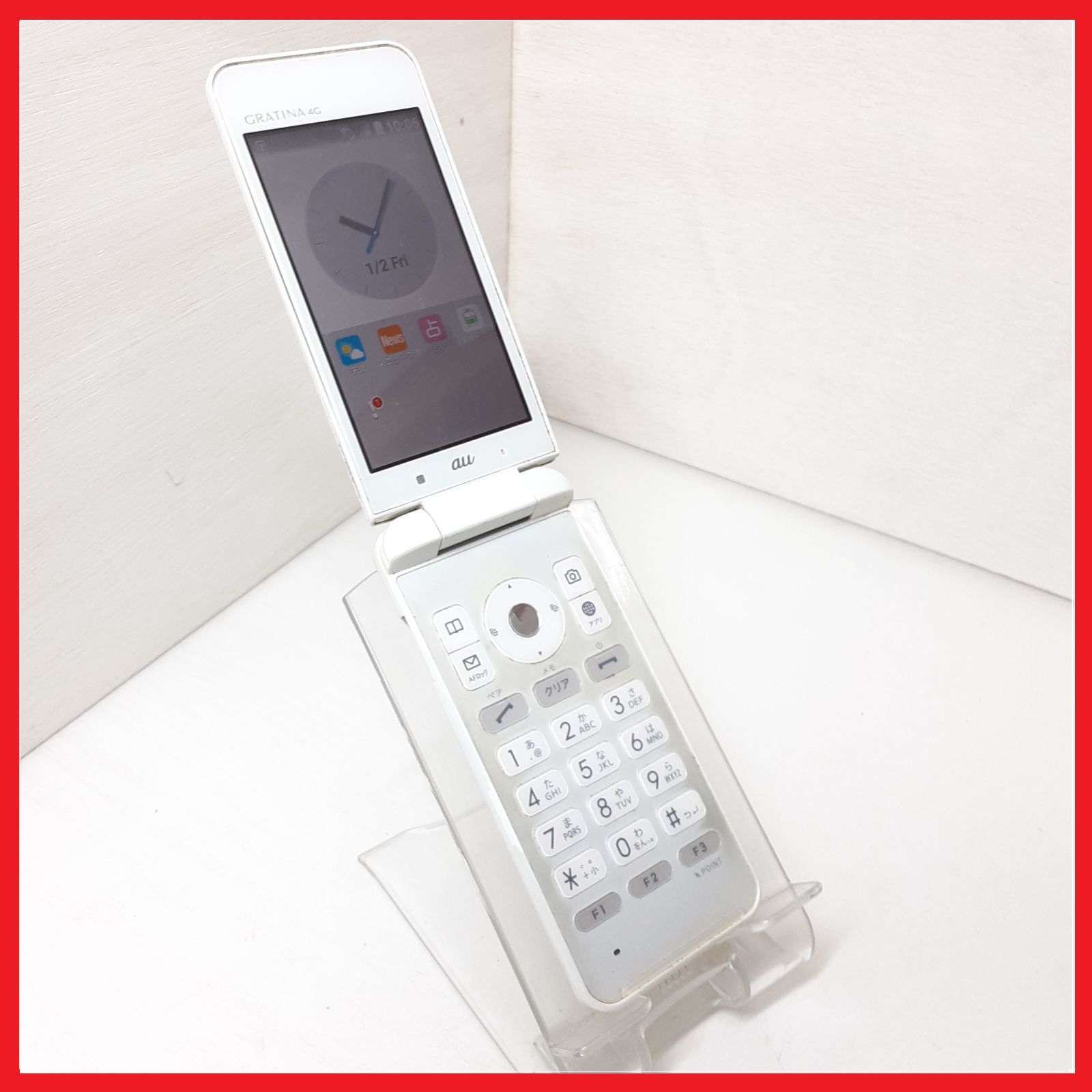 SIMフリー・4G携帯】au KYF31 GRATINA 4G対応 - メルカリ