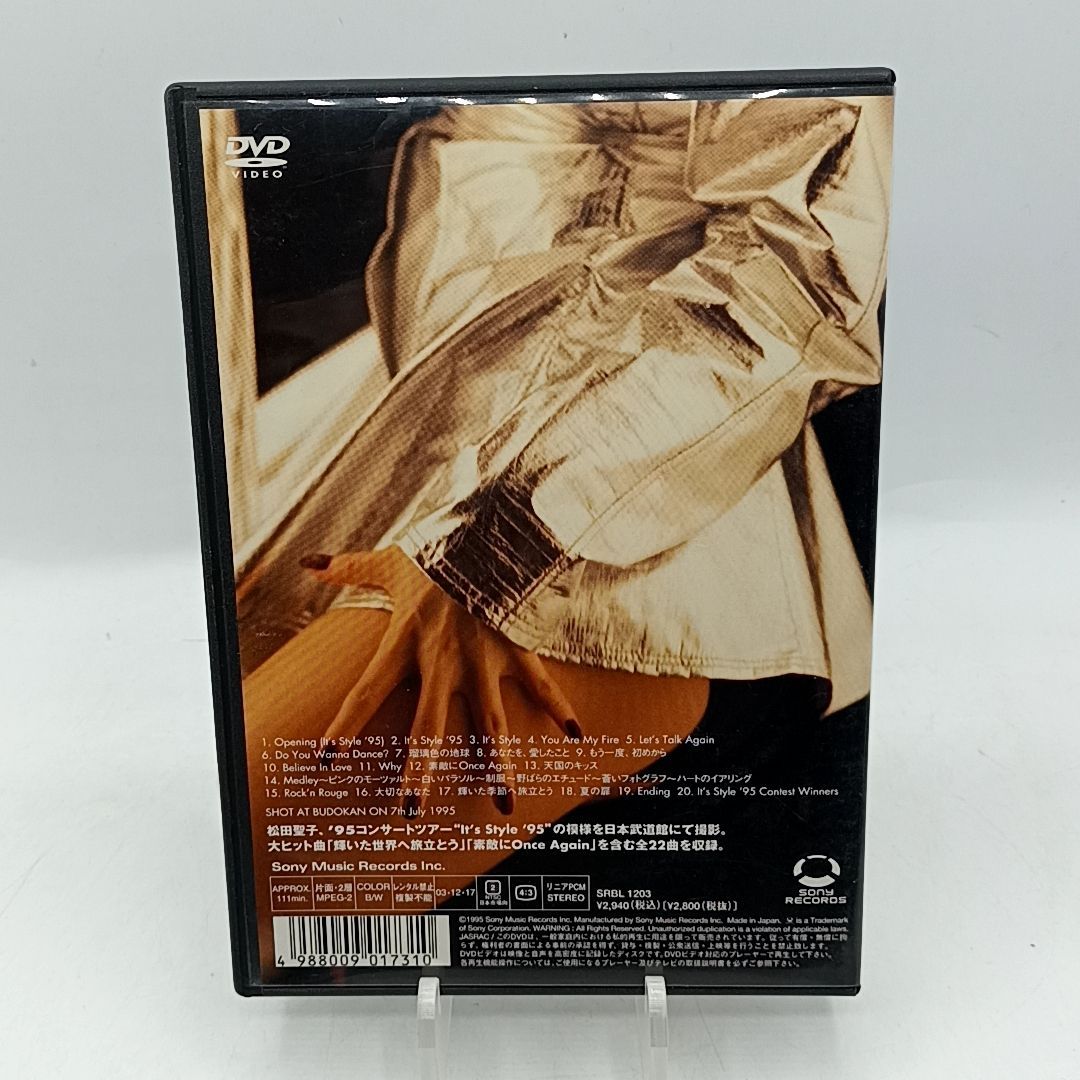 DVD 松田聖子 「LIVE It's Style'95」中古品 - メルカリ