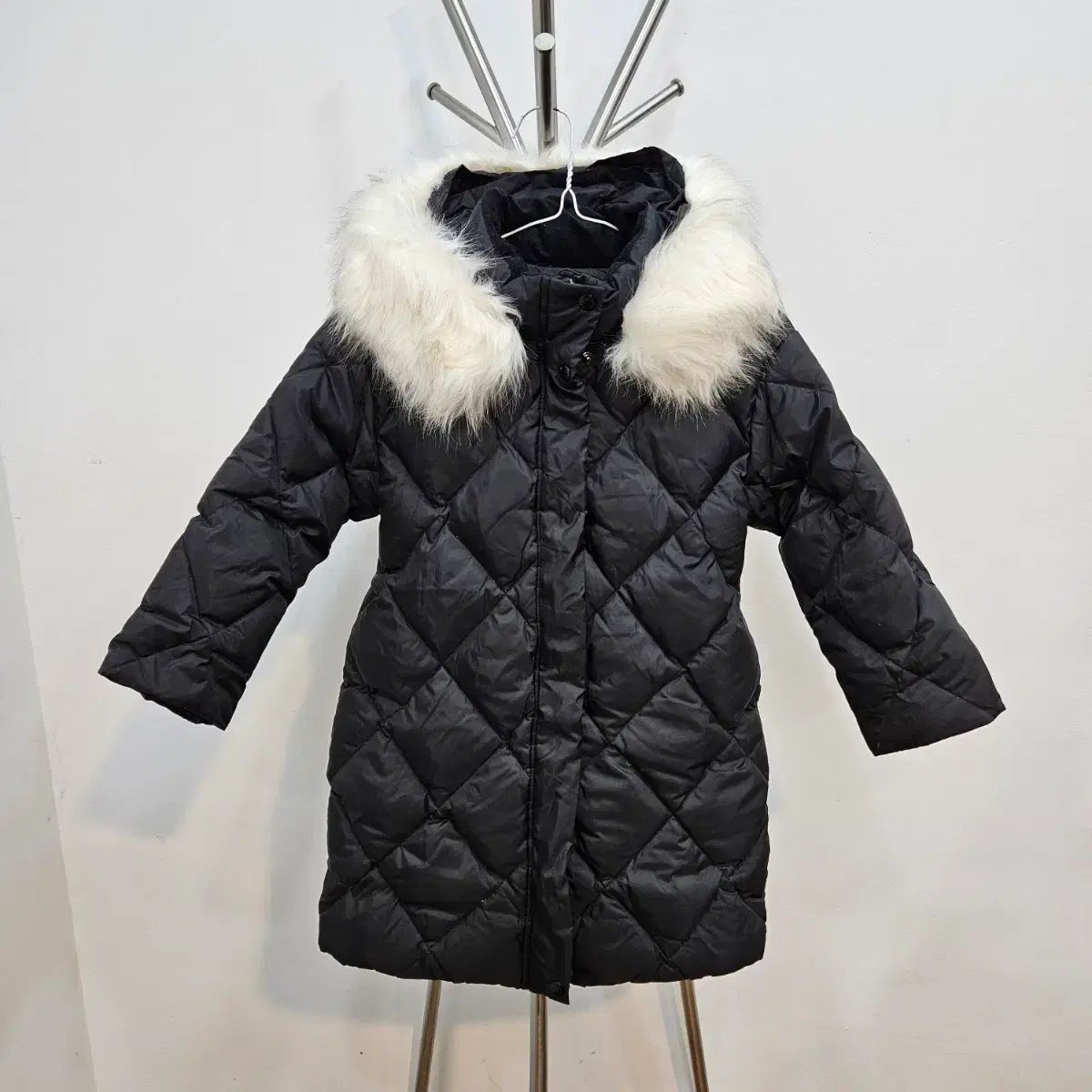 カーリースのキッズ ダックダウン ロング丈ダウンジャケット 120