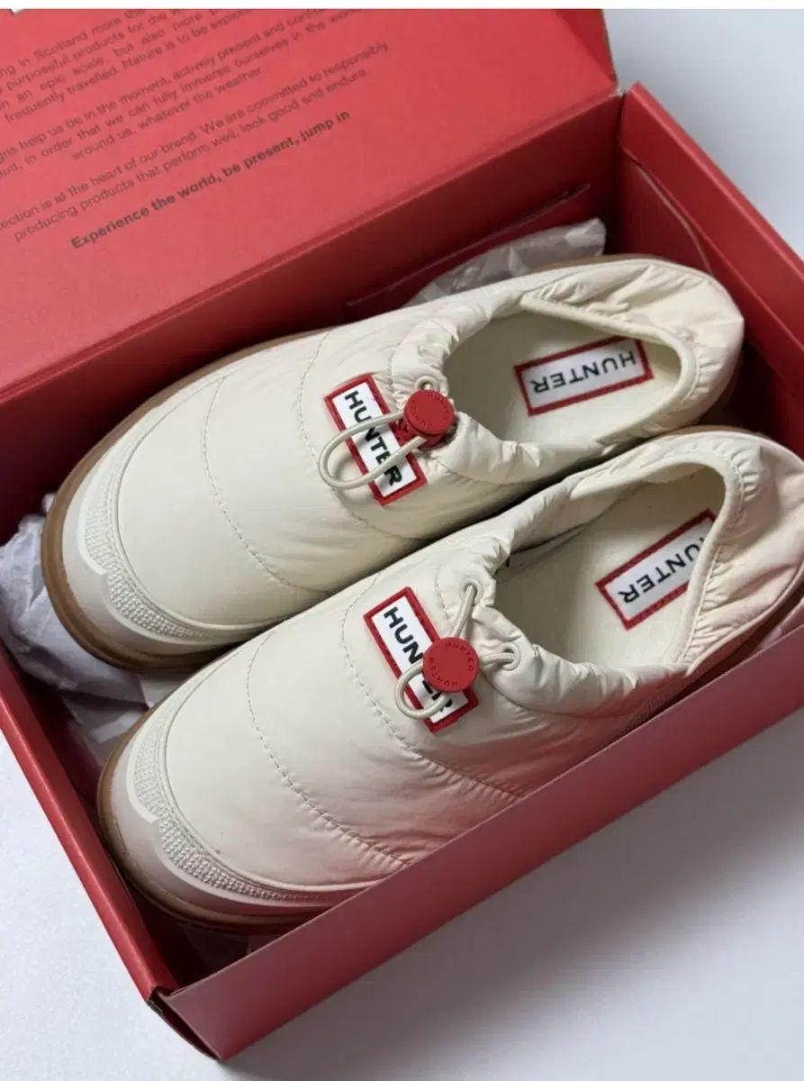 ハンター スリッポン アイボリー 230