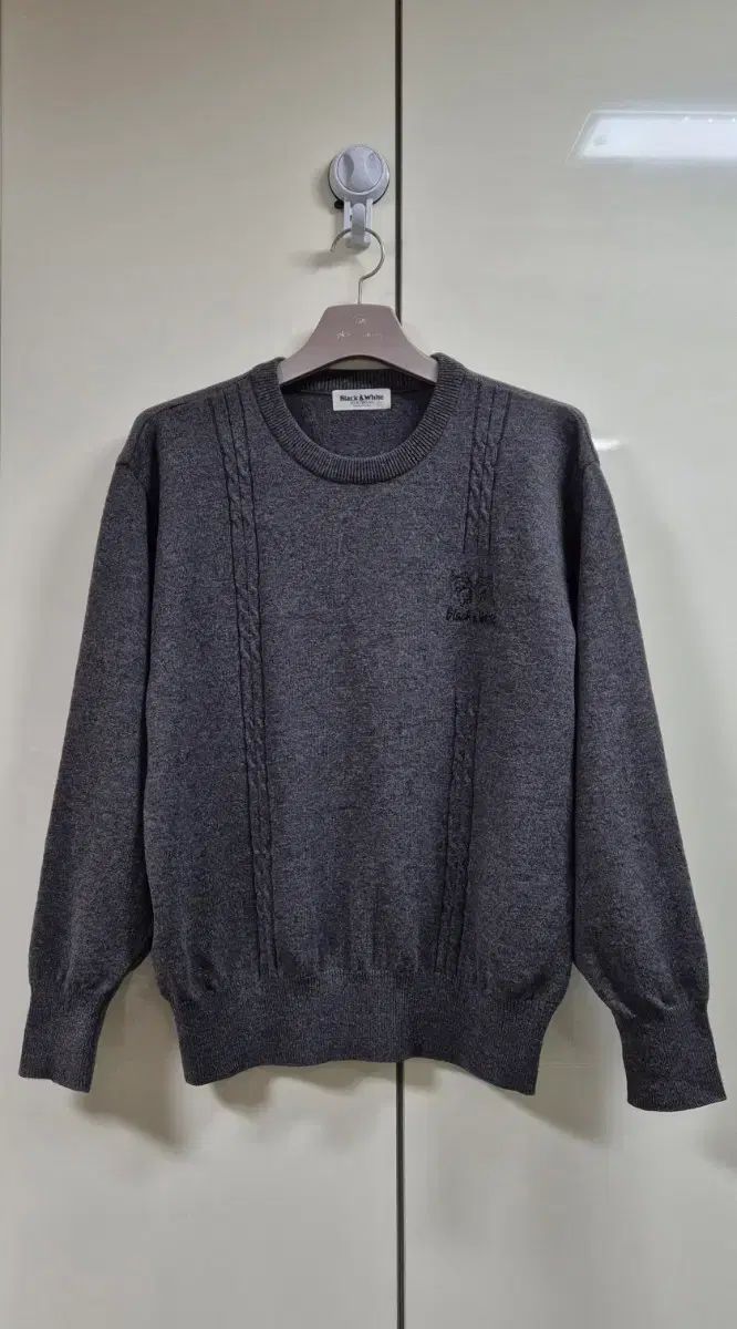 ブラック＆ホワイト ゴルフ ウール ラウンドTシャツ メンズ 箱型 100 105 サイズ