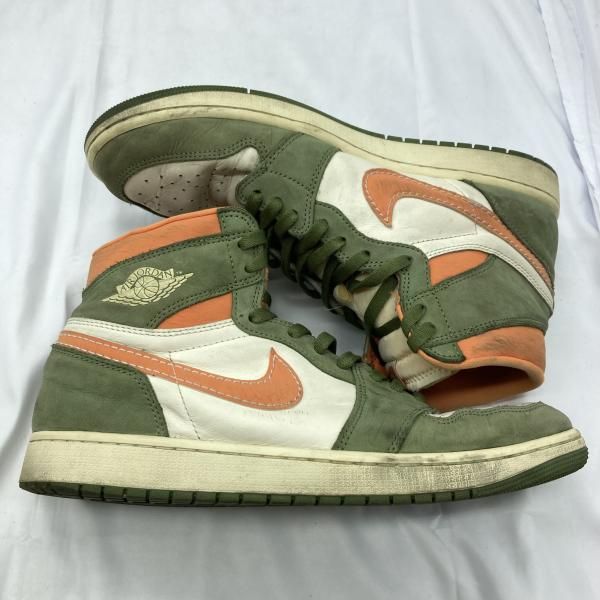 中古】NIKE AIR JORDAN 1 HIGH OG Craft Celadon 30cm FB9934-300