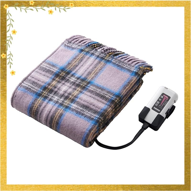 Sugiyama 新色 洗える 電気ひざ掛け レギュラーサイズ 82 140 コントローラーホルダー付き 12時間自動オフタイマー RG ローズグレイ