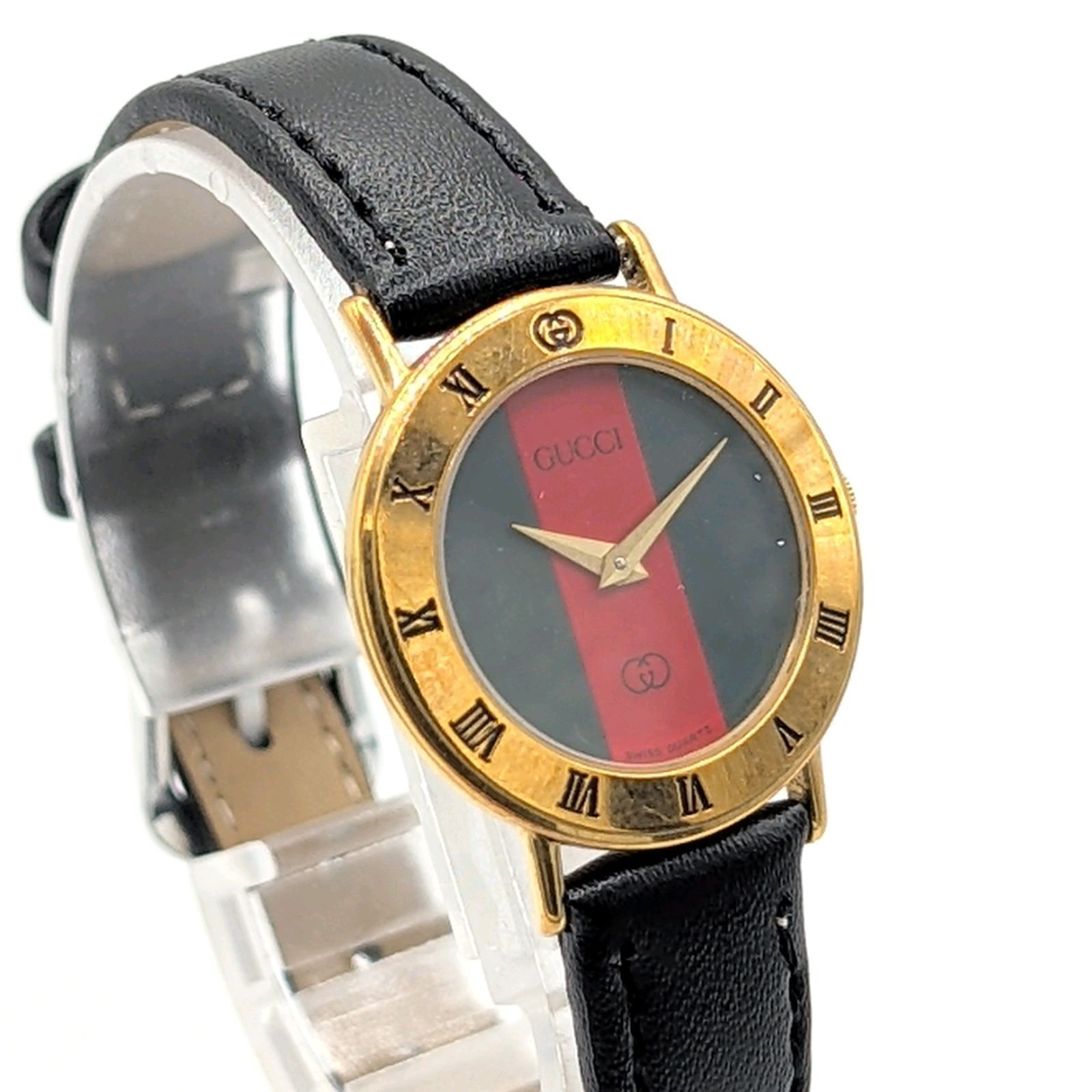 GUCCI 3000M Web Stripe Watch Men