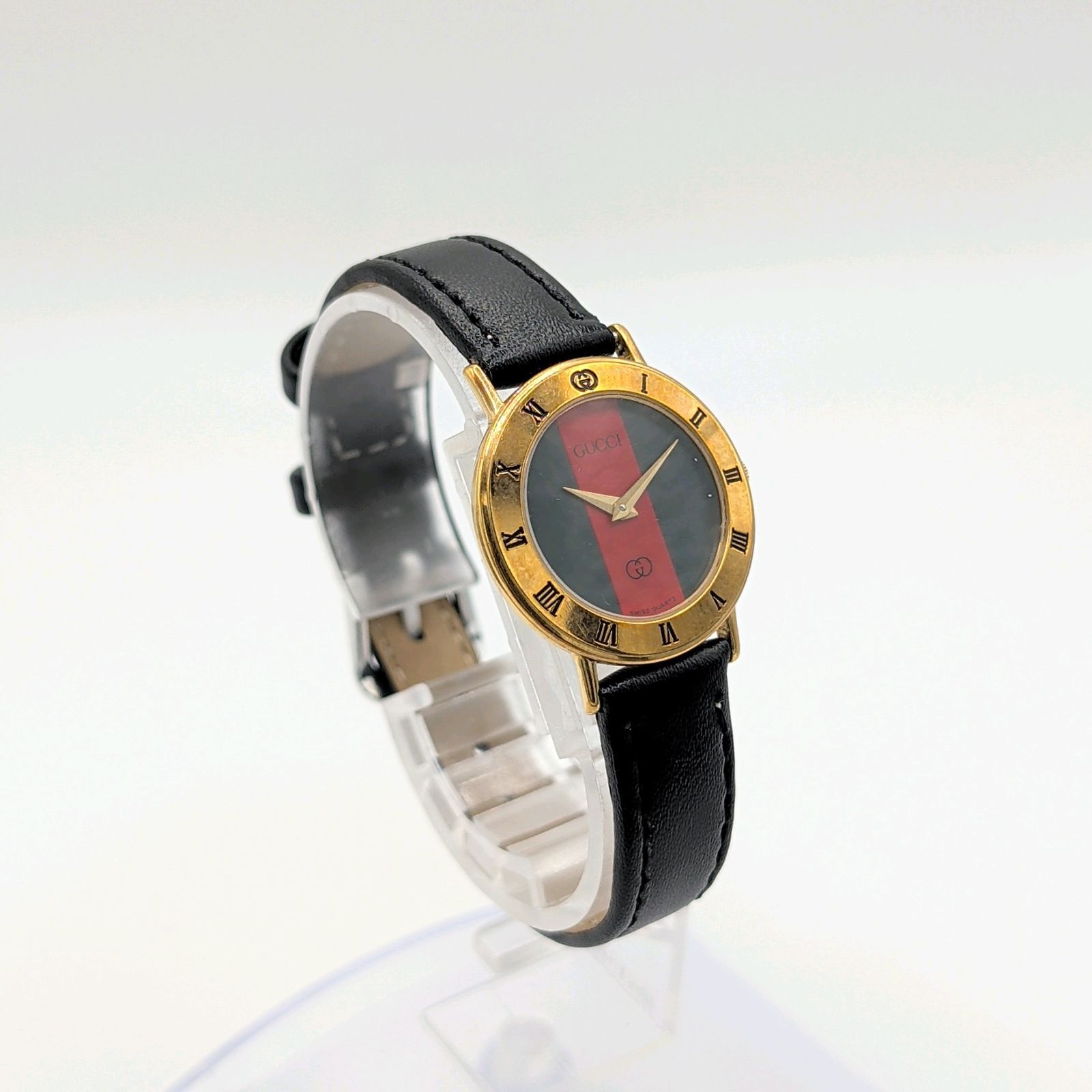 GUCCI 3000M Web Stripe Watch Men