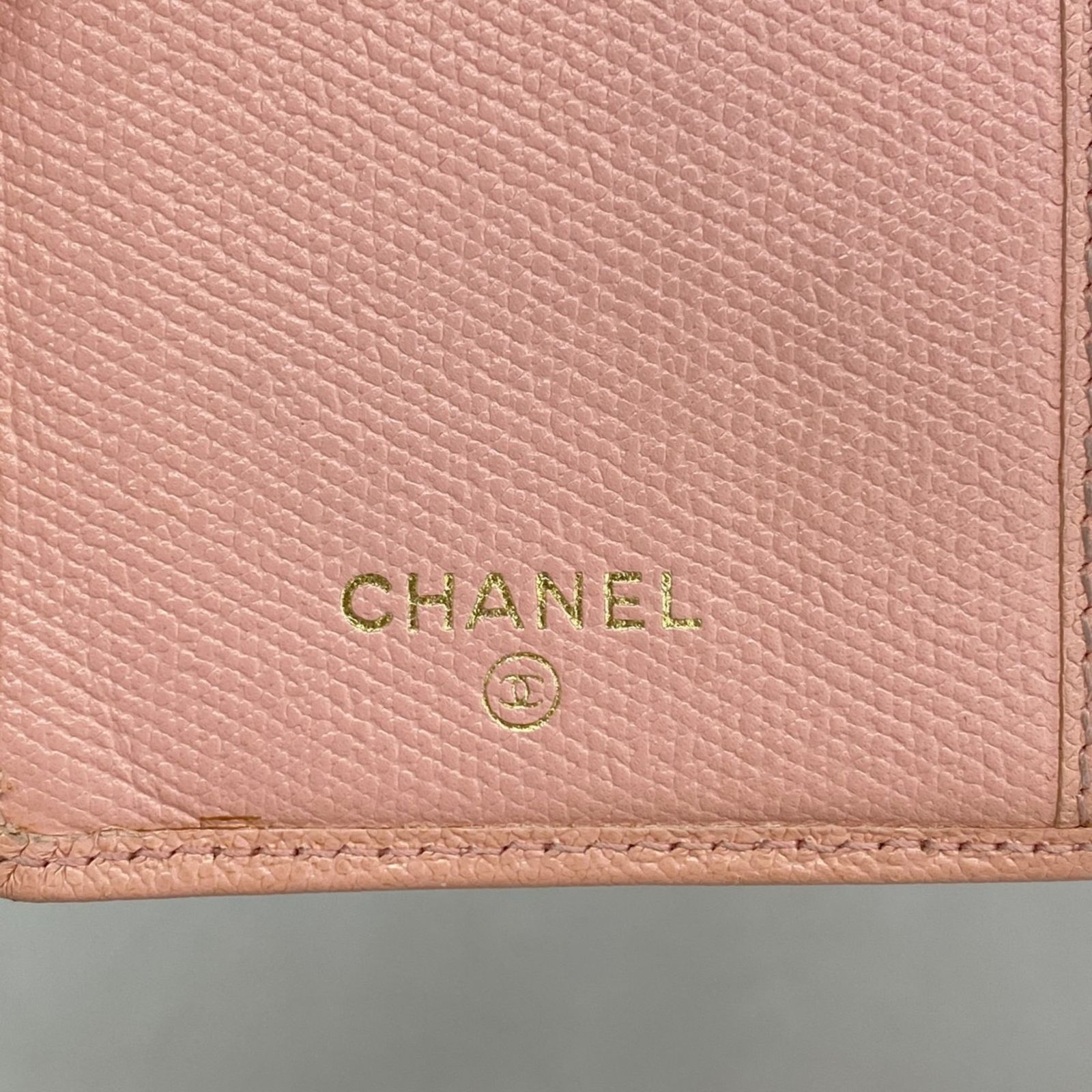 シャネル(Chanel) シャネル 長財布 ココボタン レザー ピンク