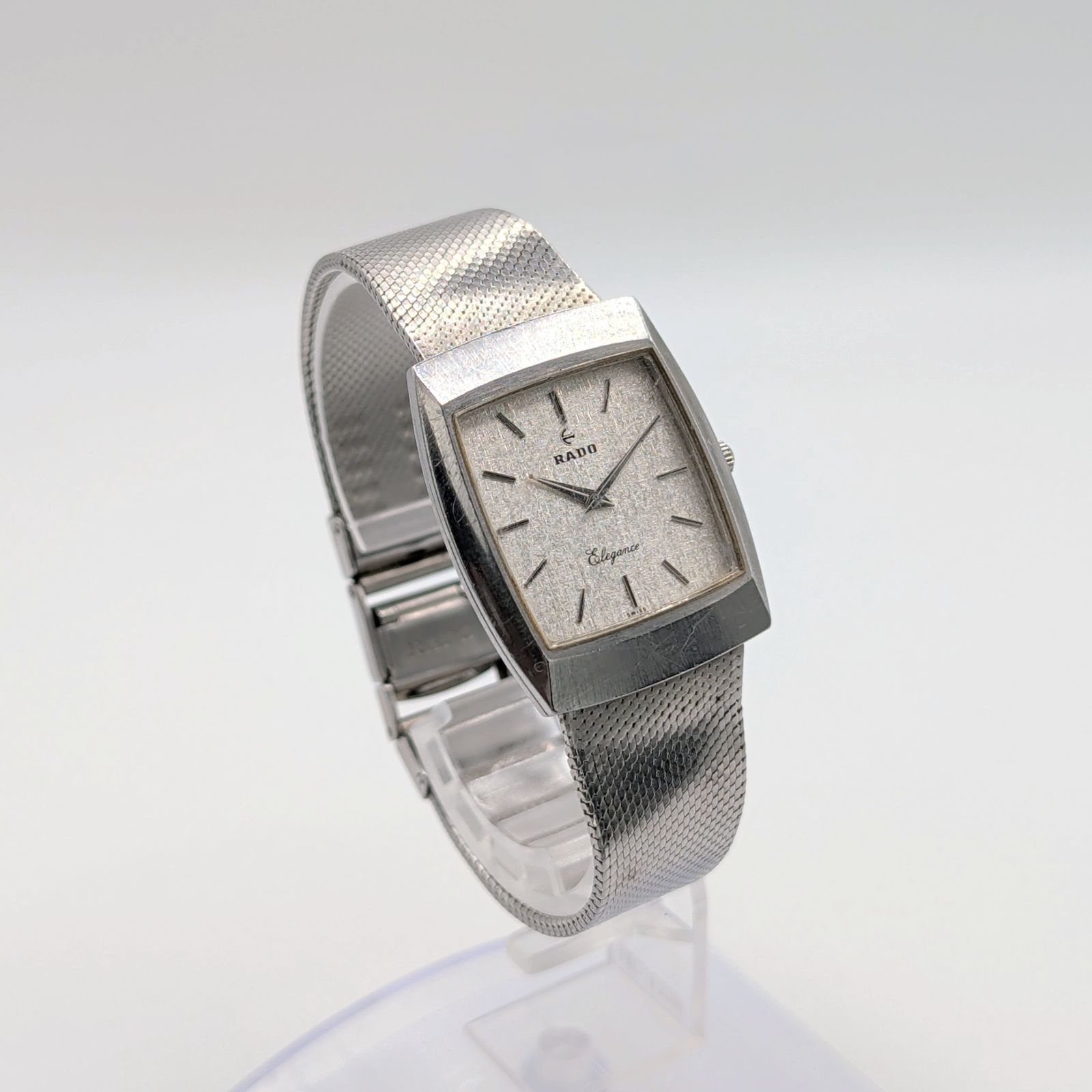 RADO ELEGANCE Watch quartz Ladies Silver Dial Square Y2K 00S