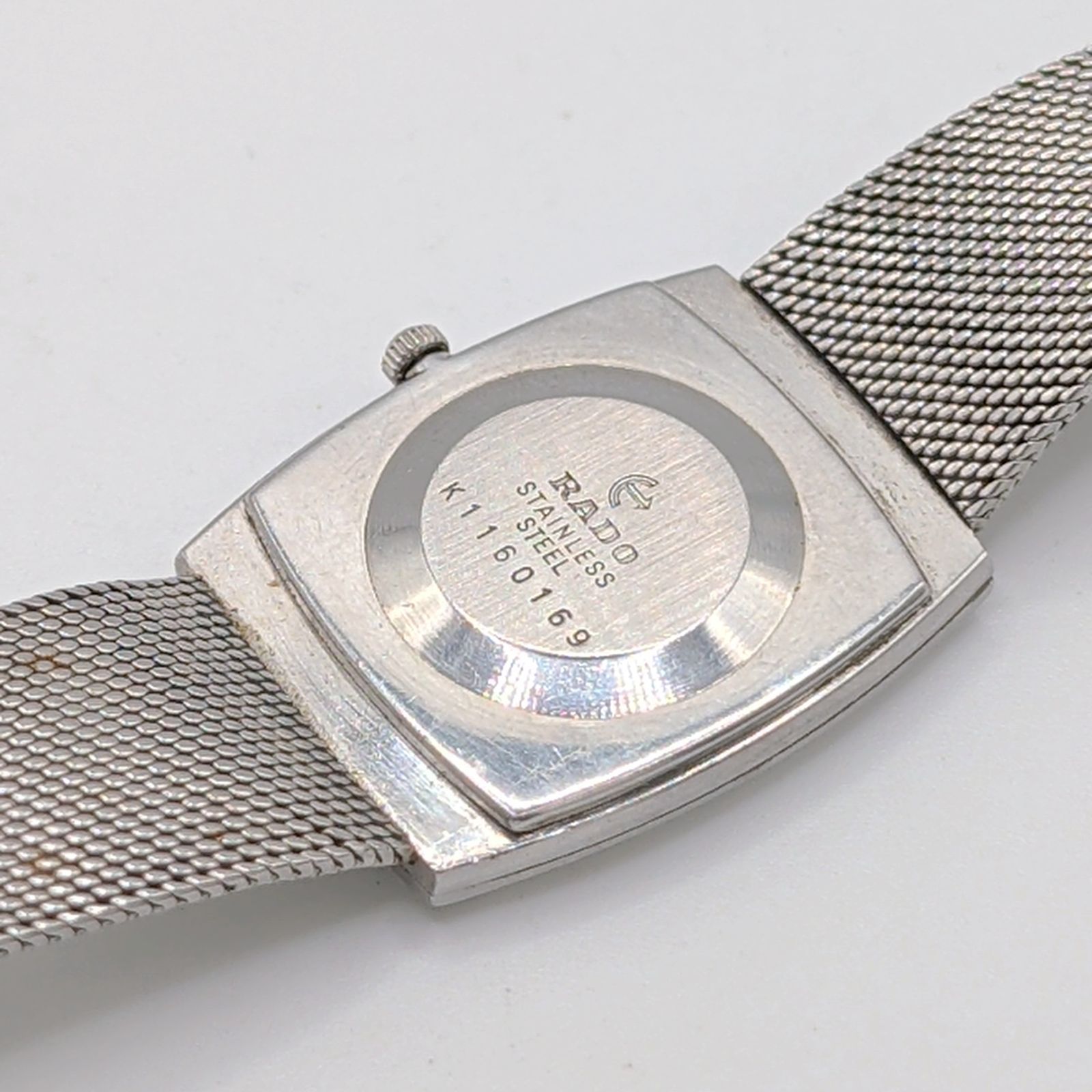 RADO ELEGANCE Watch quartz Ladies Silver Dial Square Y2K 00S
