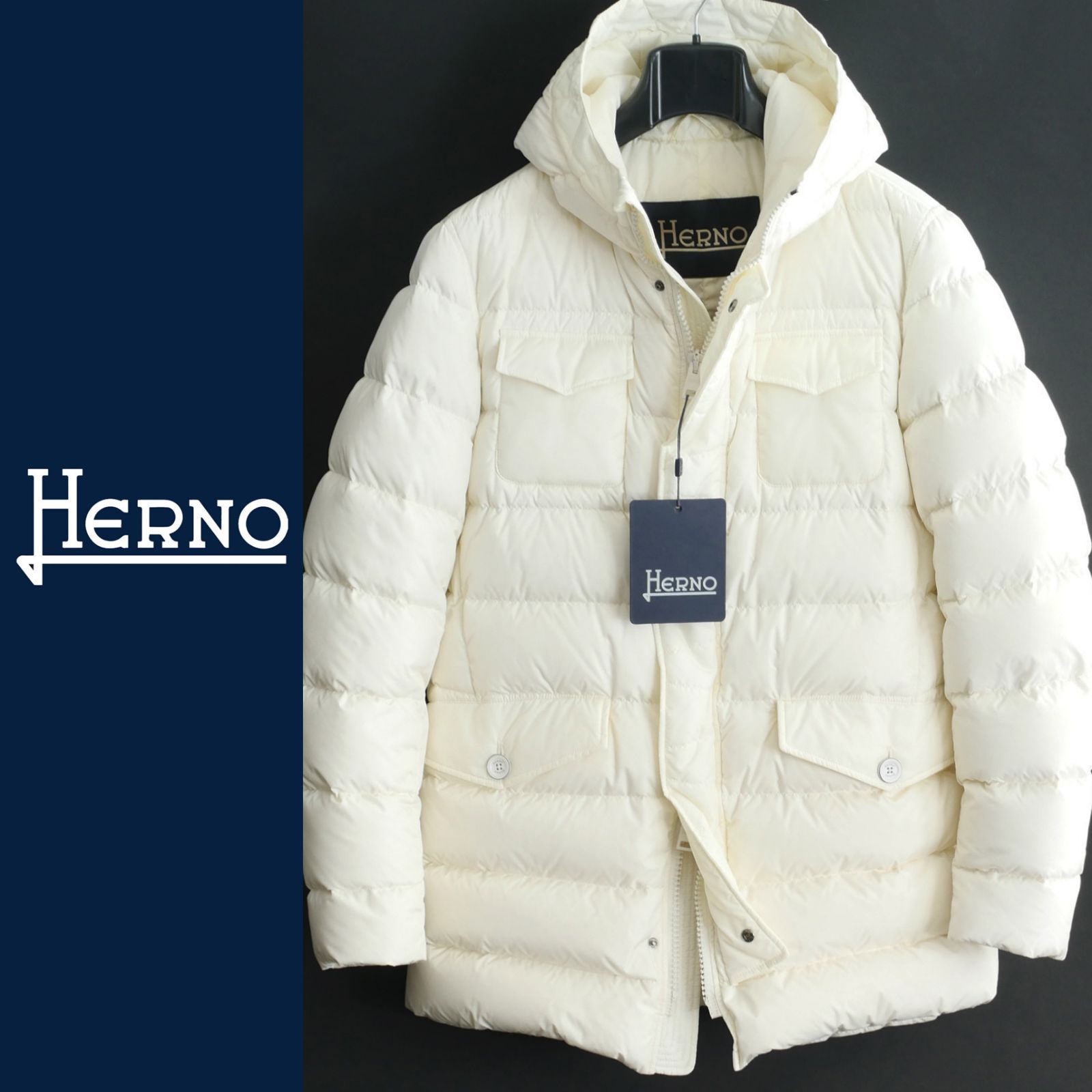 dt143○50○HERNOヘルノ○優れた防寒性で冬も暖か○ダウンコート 