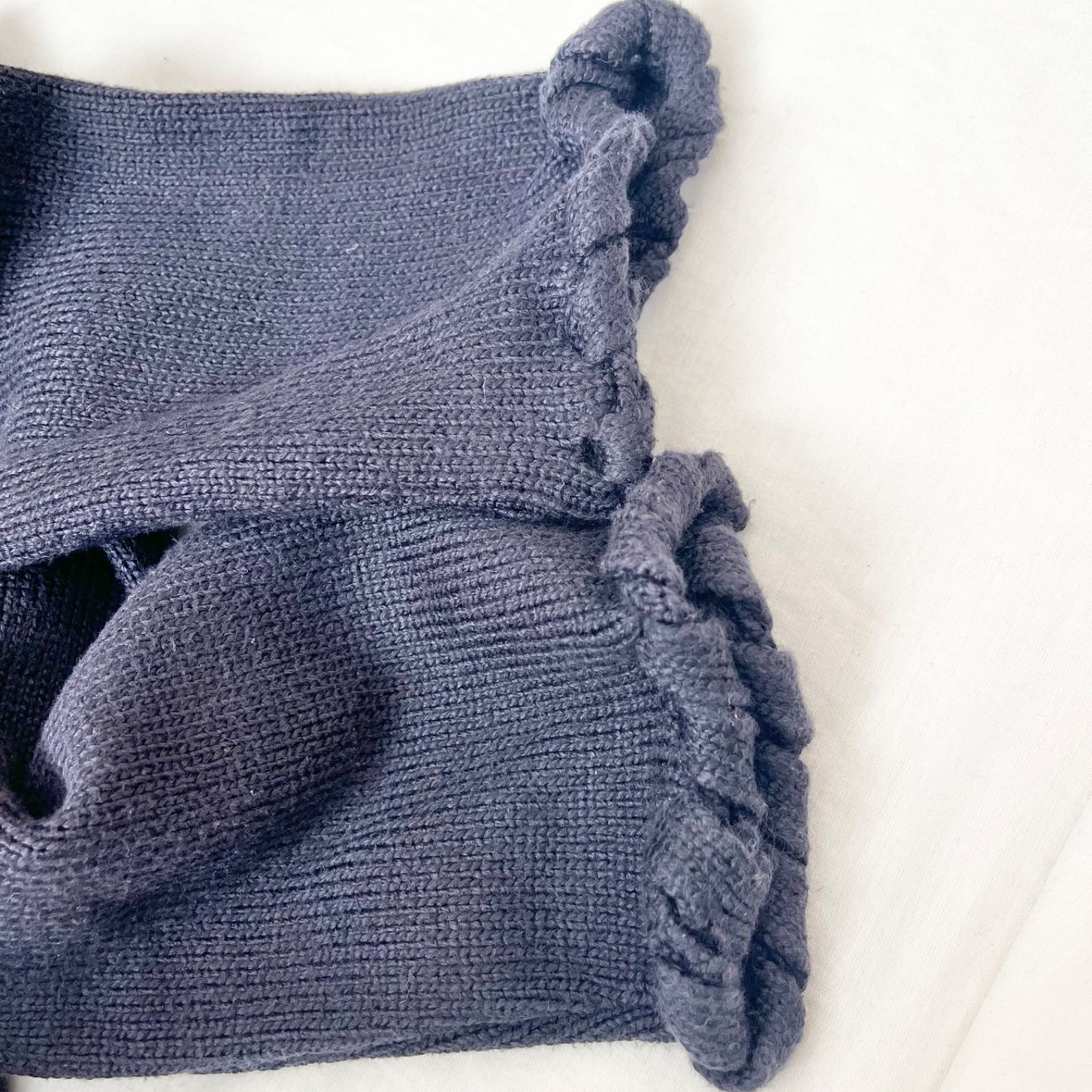 フォクシーニューヨークfoxy new yorkノーカラーニットジャケット38