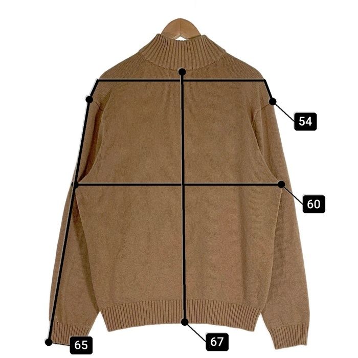 Ralph Lauren ベージュ ハーフジップ セーター Mサイズ 中古・古着通販】POLO RALPH LAUREN (ポロ・ラルフローレン) ハーフ