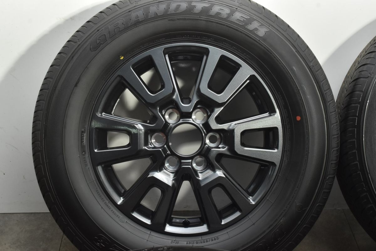  製 新車外し品 トヨタ ランドクルーザー 250 VX 18 in 7 5 J 60 PCD 139 ダンロップ グラントレック AT 23 265 65 R 可 18インチ タイヤ ホイールセット