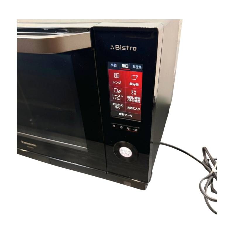 Panasonic ビストロ スチームオーブンレンジ NE BS 656 K 2019年製 グリル皿 レシピ本付 パナソニック