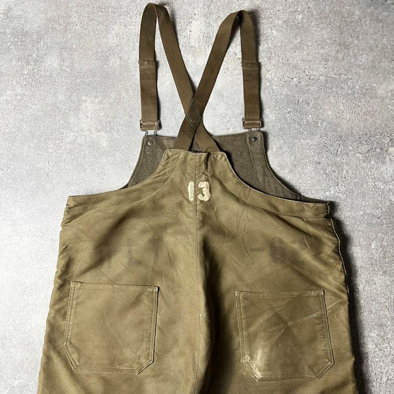 雰囲気系 40s US NAVY 米軍実物 N-1 後期 デッキ パンツ M / 40年代