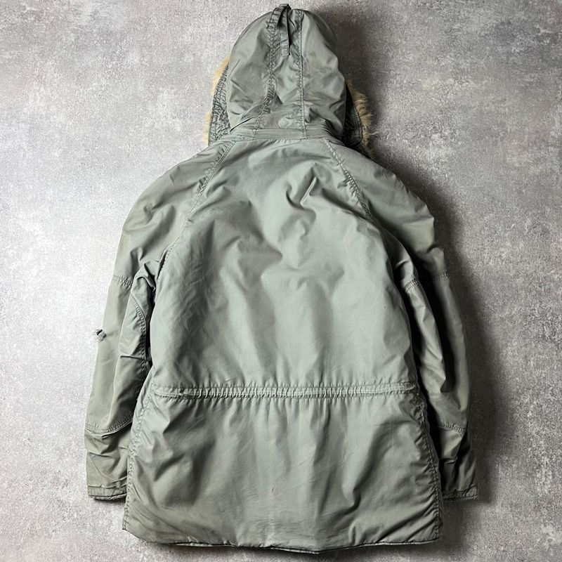 雰囲気系 70s 71年製 USAF 米軍実物 リアル コヨーテファー N-3B