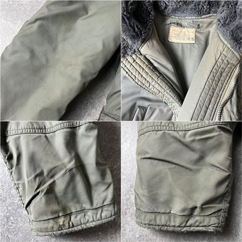 雰囲気系 70s 71年製 USAF 米軍実物 リアル コヨーテファー N-3B