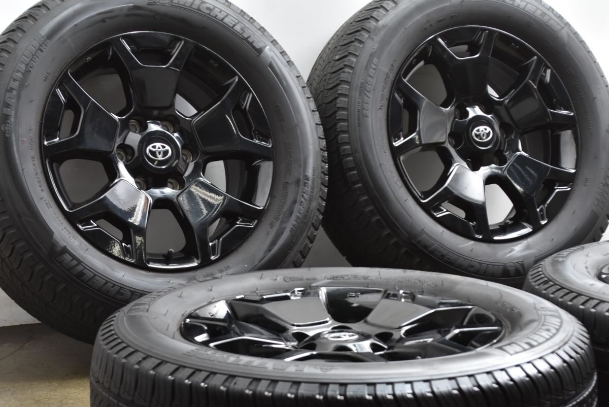 トヨタ ハイラックス ブラックラリーエディション 18 in 7 5 J 30 PCD 139 ラティチュードツアーHP 265 60 R ランクルプラド