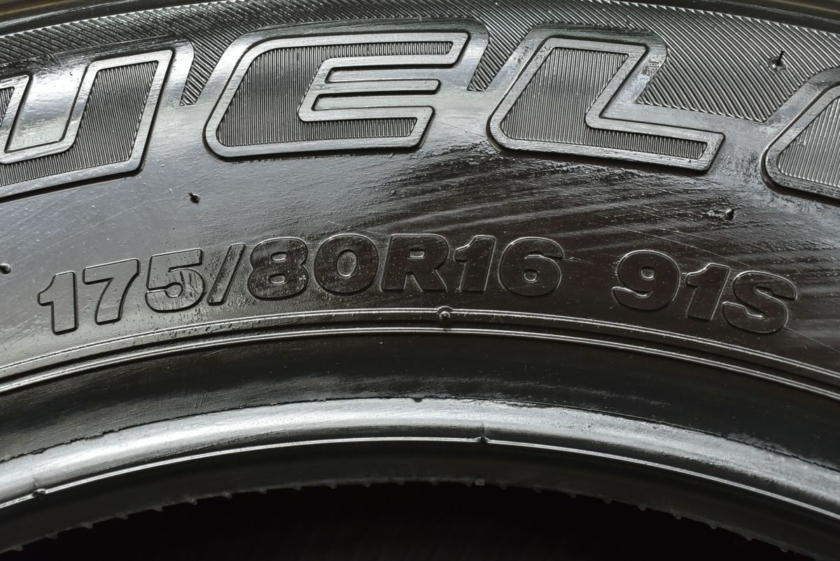 2024年製 バリ溝】ブリヂストン デューラー H/L 852 175/80R16 4本 