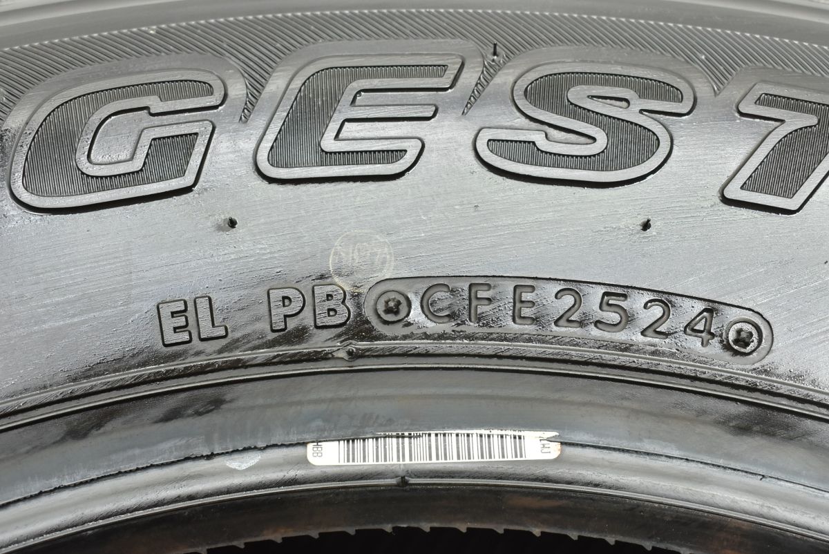 2024年製 バリ溝】ブリヂストン デューラー H/L 852 175/80R16 4本 