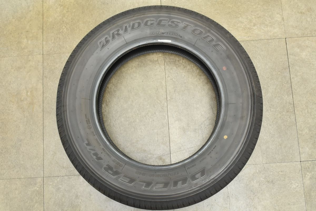 2024年製 バリ溝】ブリヂストン デューラー H/L 852 175/80R16 4本 