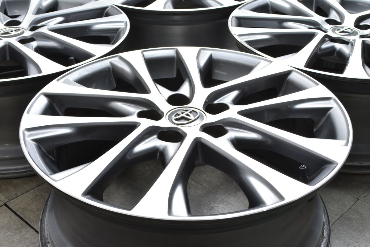 スタッドレス用等にも トヨタ エスティマ 18 in 7 J 51 PCD 114 3 ホイールのみ4本セット C HR ノア ヴォクシー ヤリスクロス