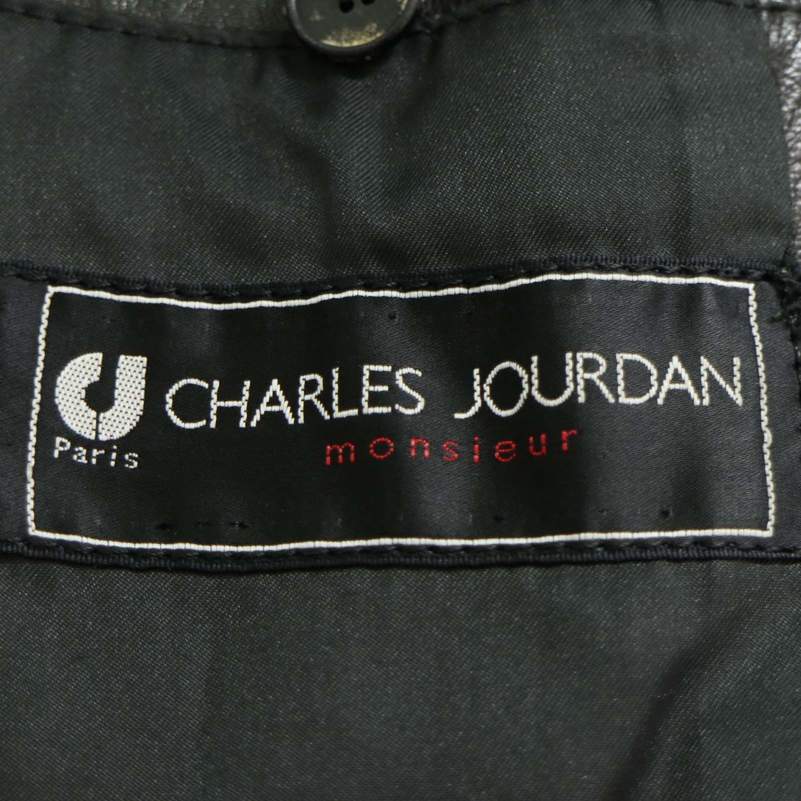 CHARLES JOURDAN シャルル ジョルダン 羊革☆ リアル ラム レザー 