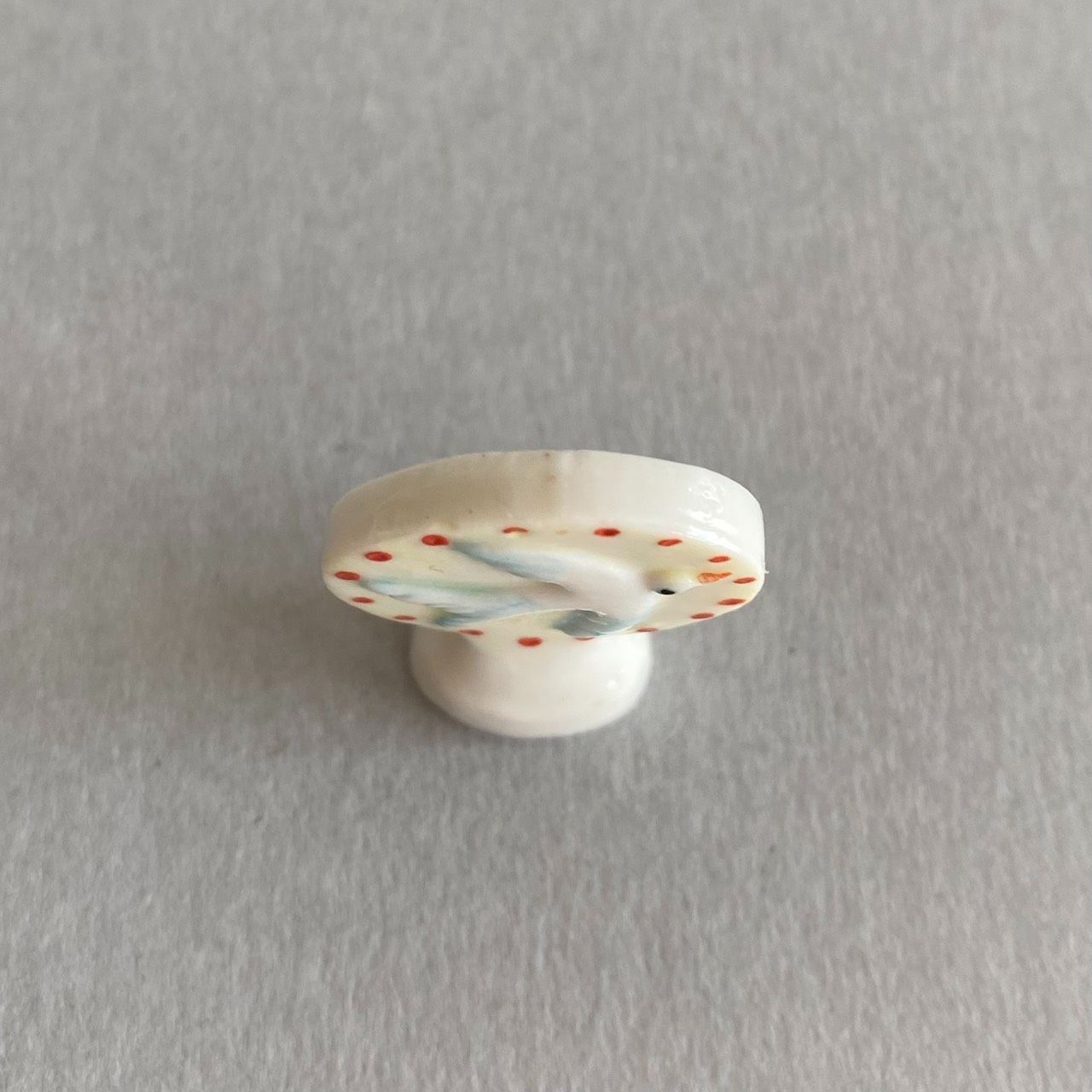 鳩のフェーブ／鳥／フランス雑貨／陶器ミニチュア／ブロカント