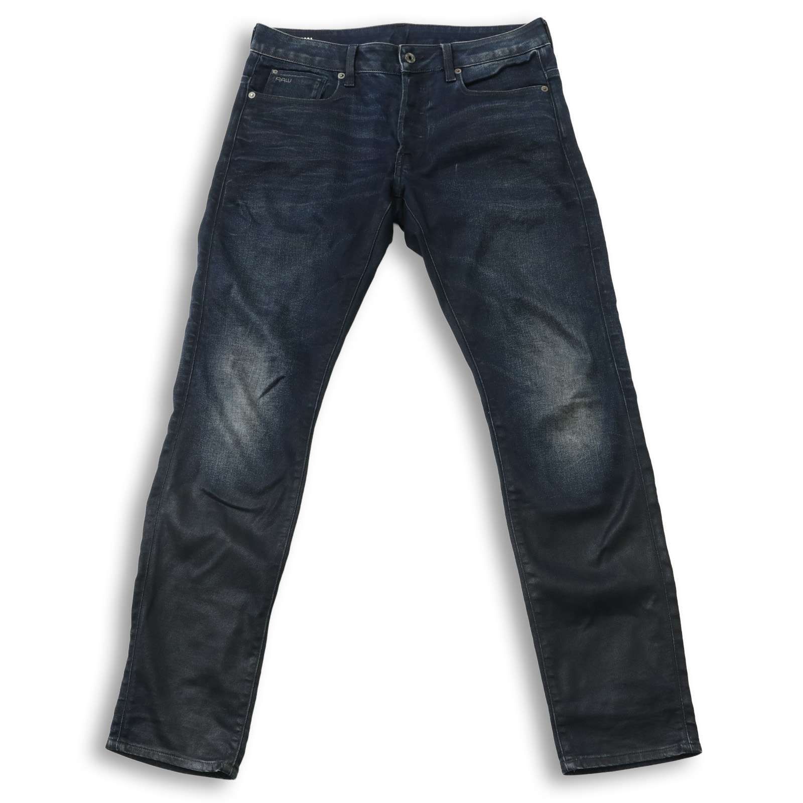 G-STAR ジースター 通年 【3301 SLIM】USED加工 ストレッチ テーパード デニム パンツ ジーンズ Sz.32 メンズ