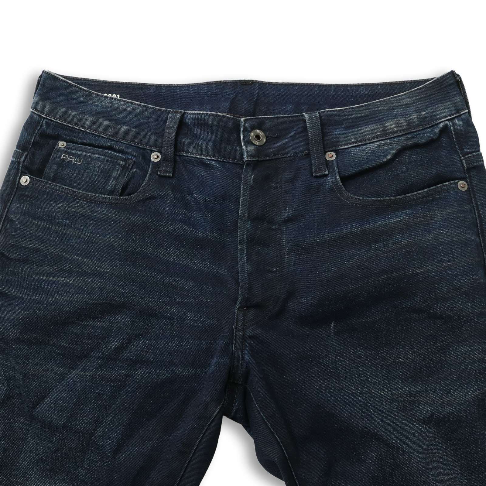 G-STAR ジースター 通年 【3301 SLIM】USED加工 ストレッチ テーパード デニム パンツ ジーンズ Sz.32 メンズ