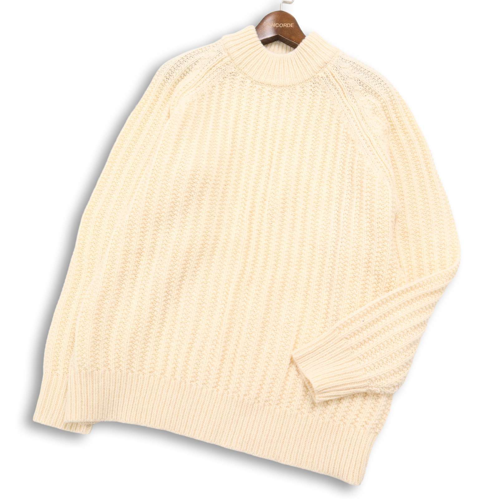 美品】UNIQLO U ユニクロ ユー ルメール 秋冬 ウール混☆ ローゲージ 