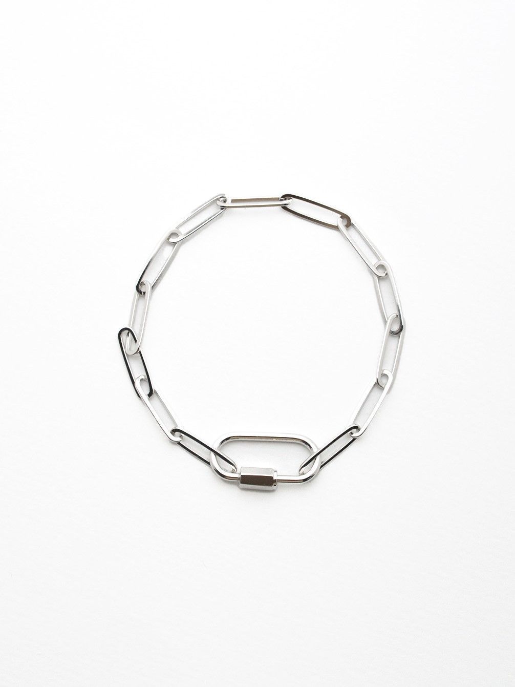THE OBJECT オブジェクト Signature Mini Karabina Bracelet No TO_TYO_25103 シグネイチャー ミニ カラビナブレスレット シルバー925