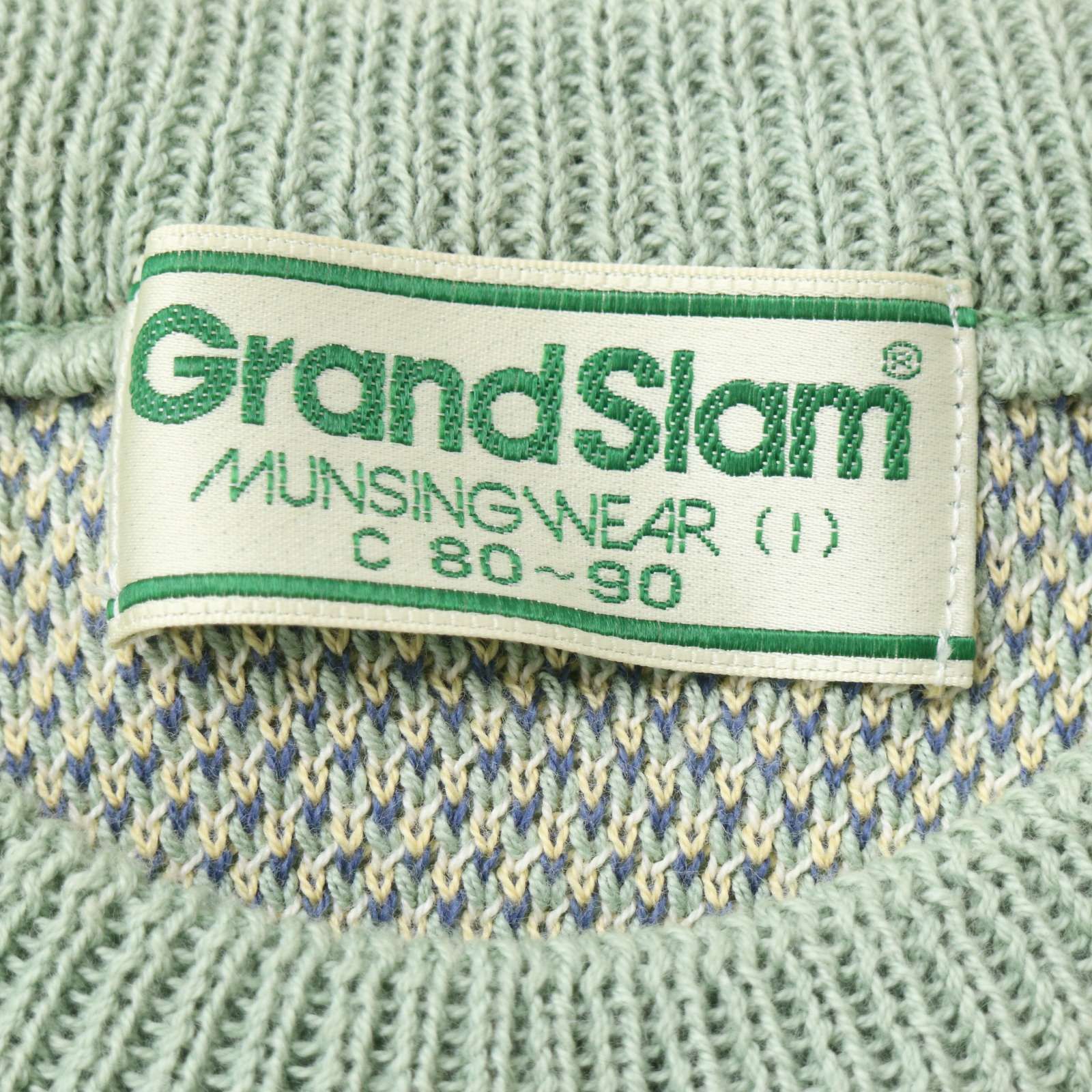 Munsingwear マンシングウェア ゴルフ 通年 ダイヤ柄☆ コットン