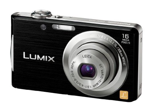 パナソニック デジタルカメラ LUMIX FH 5 ブラック DMC K