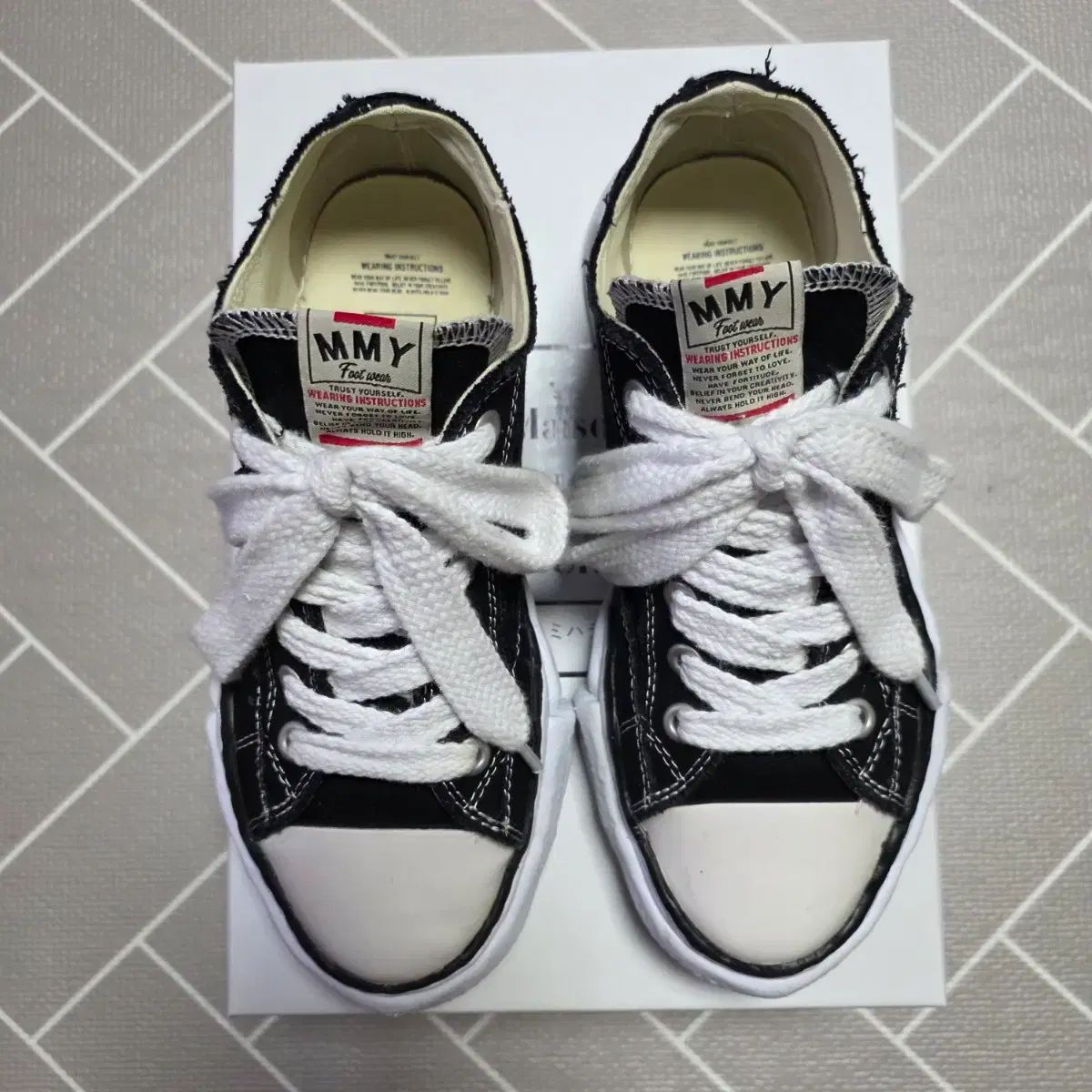 40 メゾンミハラヤスヒロ ピーターソン og ブラック - メルカリ