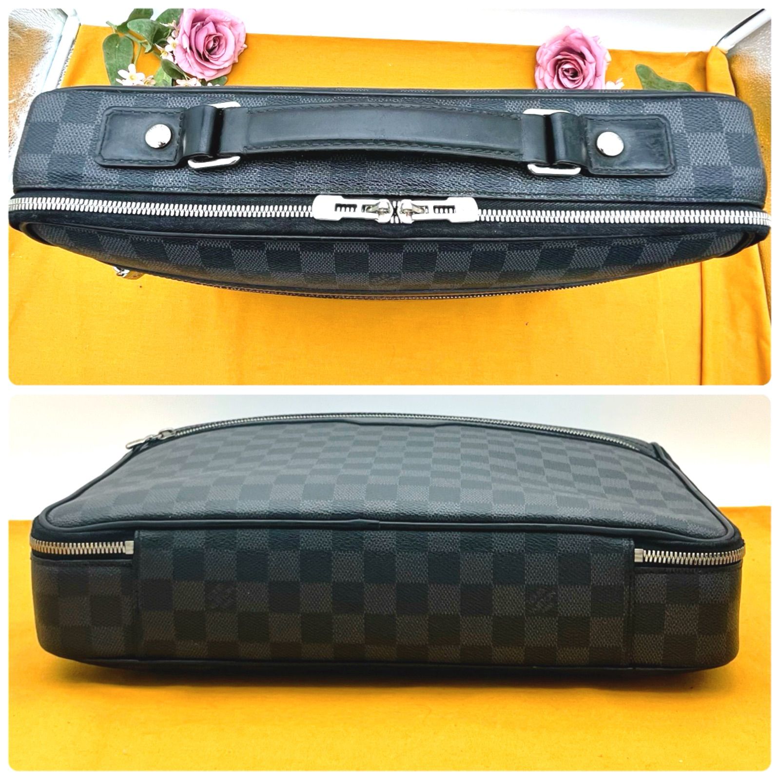 【極美品】　ルイヴィトン　スティーブ　ダミエグラフィット　2way　N58030 ✨美品✨希少✨ルイヴィトン ダミエ グラフィット スティーブ ビジネス