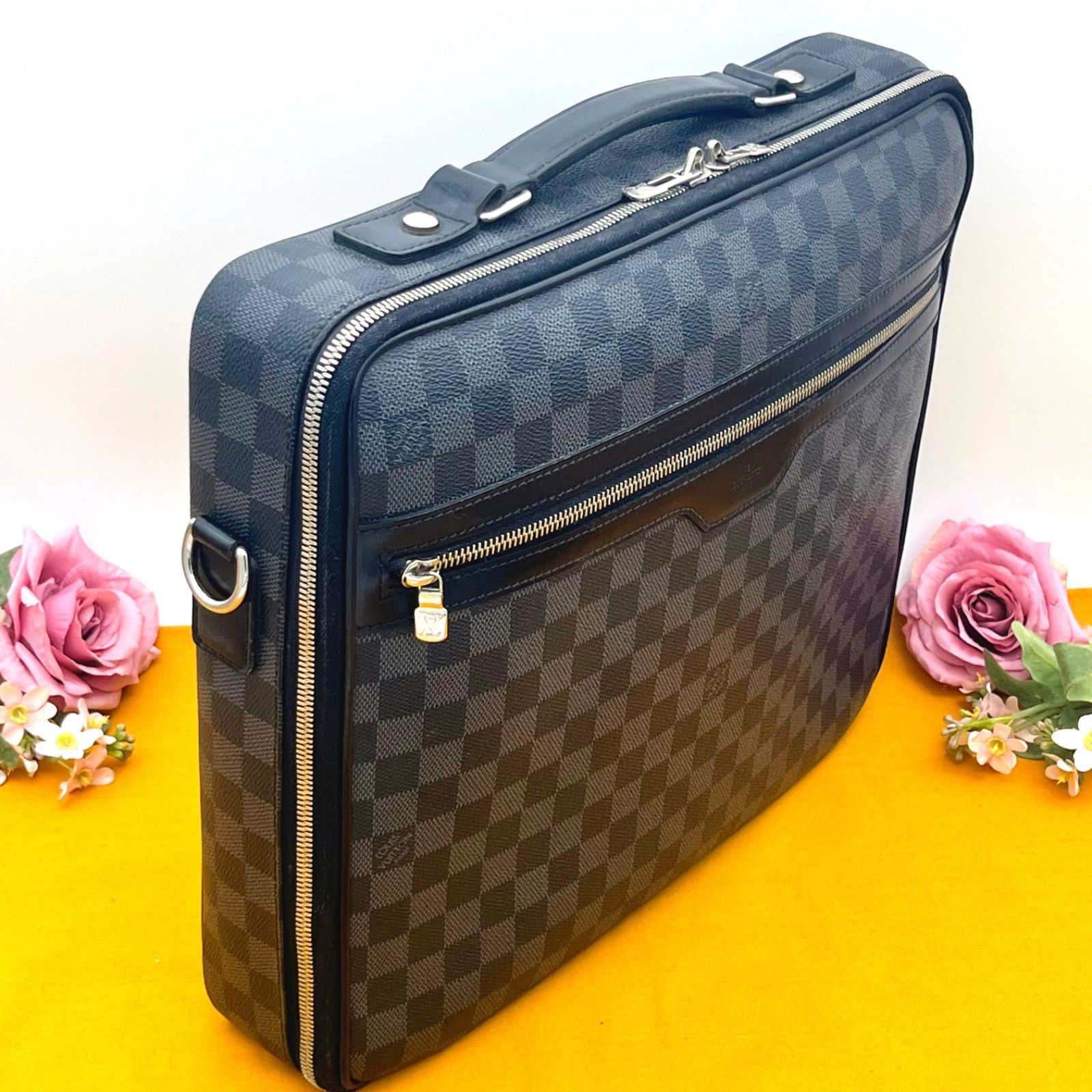 ✨美品✨希少✨ルイヴィトン ダミエ グラフィット スティーブ ビジネス