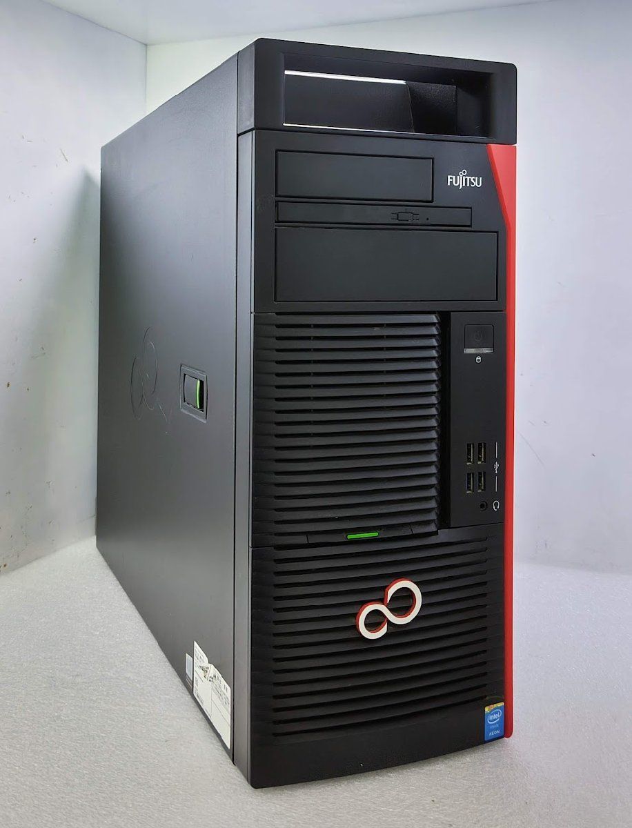 Win 11 超速SSD 大容量メモリ タワーWS 富士通 CELSIUS M 770 4コア Xeon W-2123 3.6 GHz|64 GB|NVMe SSD 512 GB 2 TB|Quadro P 400|DVD