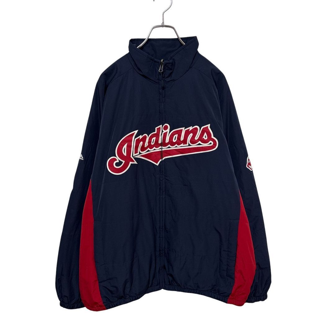 Majestic】 MLB クリーブランドインディアンス チームロゴジャケット S