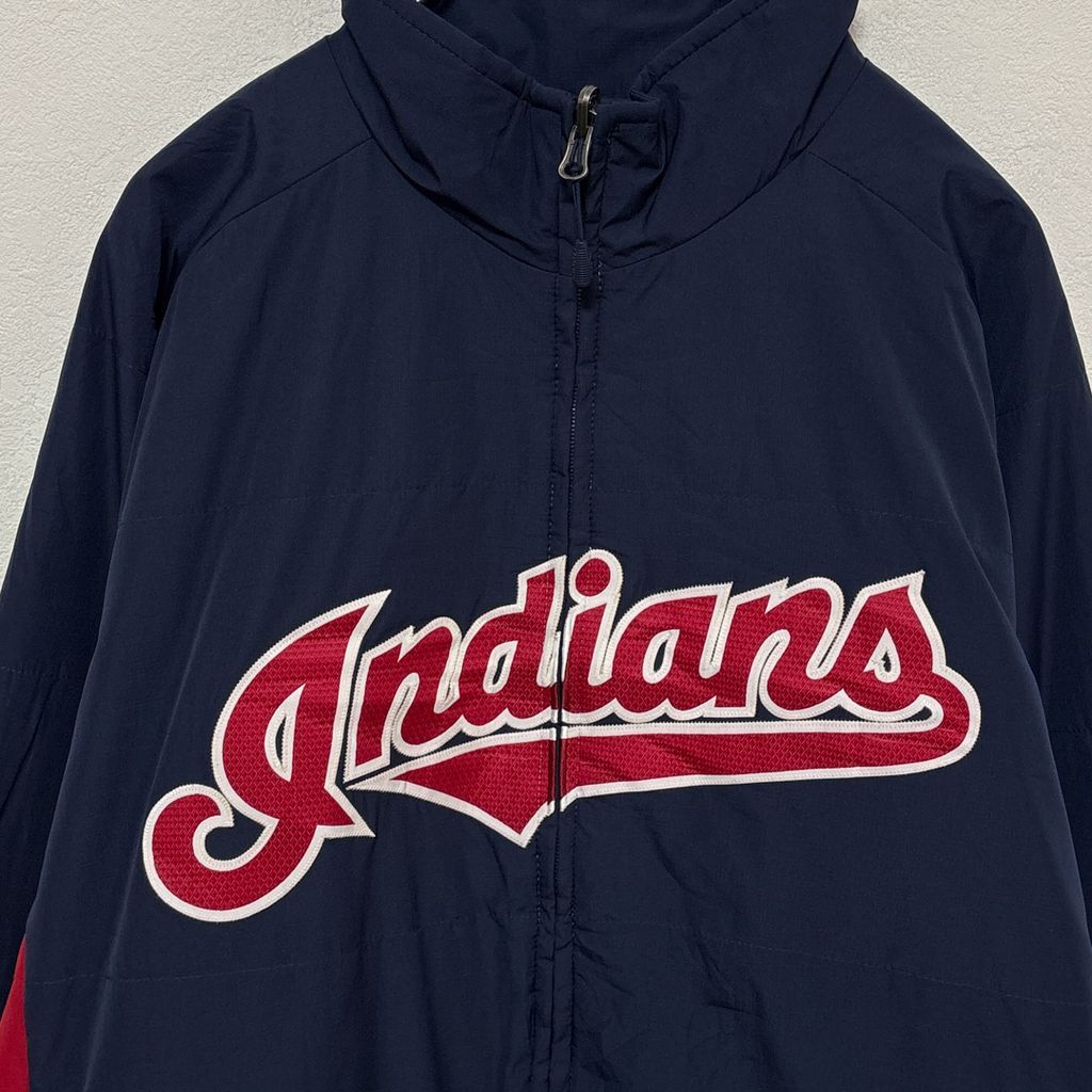 Majestic】 MLB クリーブランドインディアンス チームロゴジャケット S
