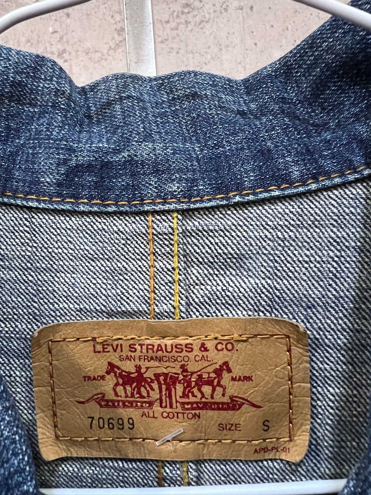 リーバイス 70699 デニムジャケット S メンズ カバーオール Levi's