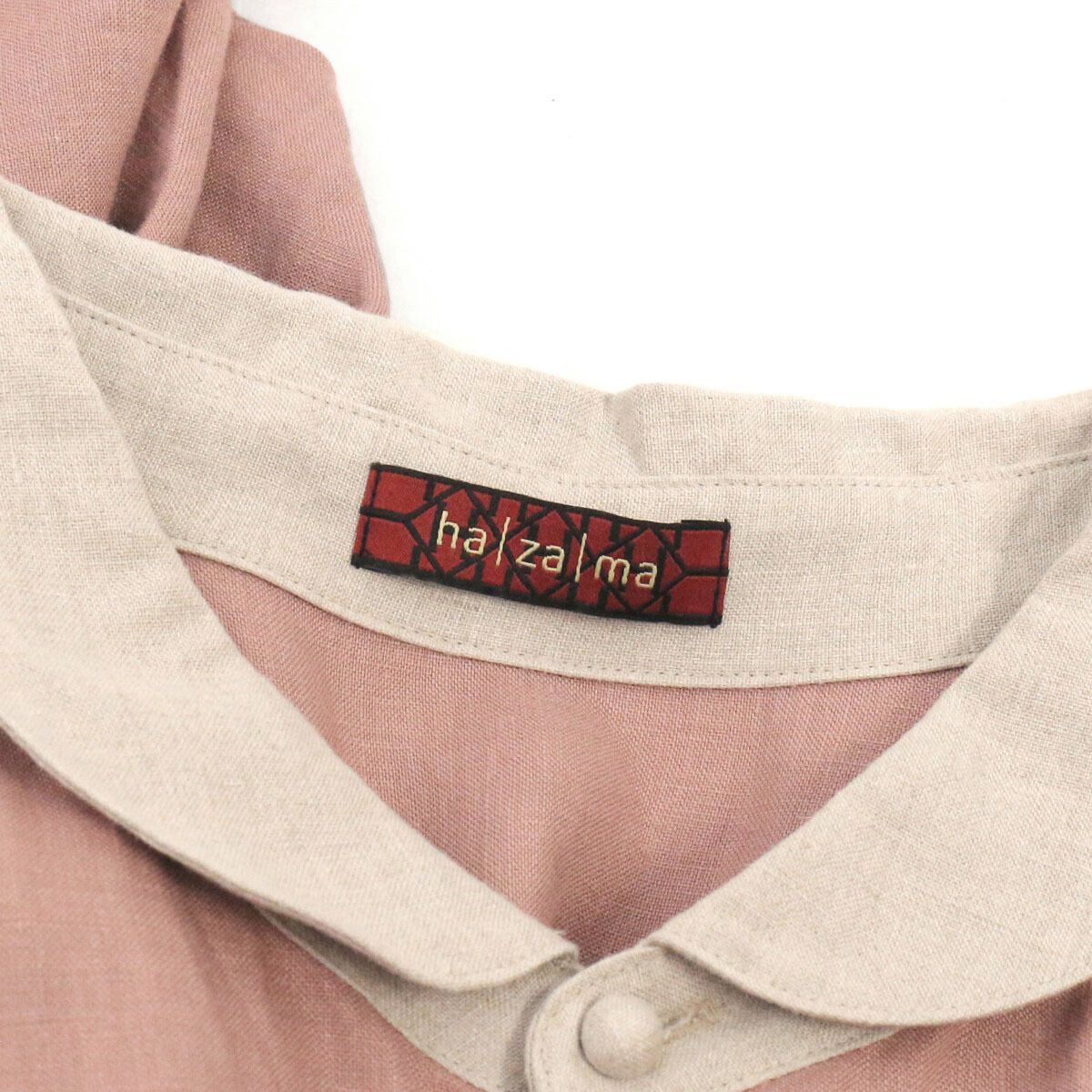 hazama ハザマ 復刻 経年真価のワンピース (2017-18AW ver.) M ピンク