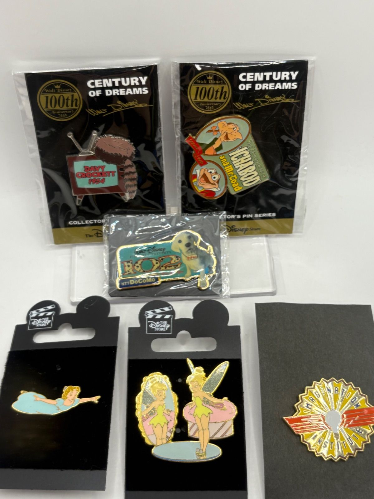 6点まとめ】ディズニー ピンバッジ コレクションセット／100周年