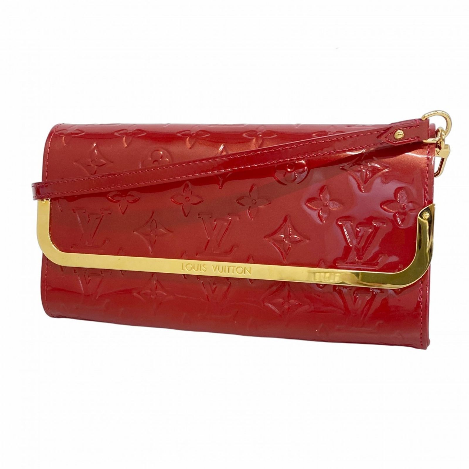 ルイ ヴィトン Louis Vuitton 財布 ショルダーウォレット ヴェルニ ロスモアMM M 91550 ポムダムールレディース