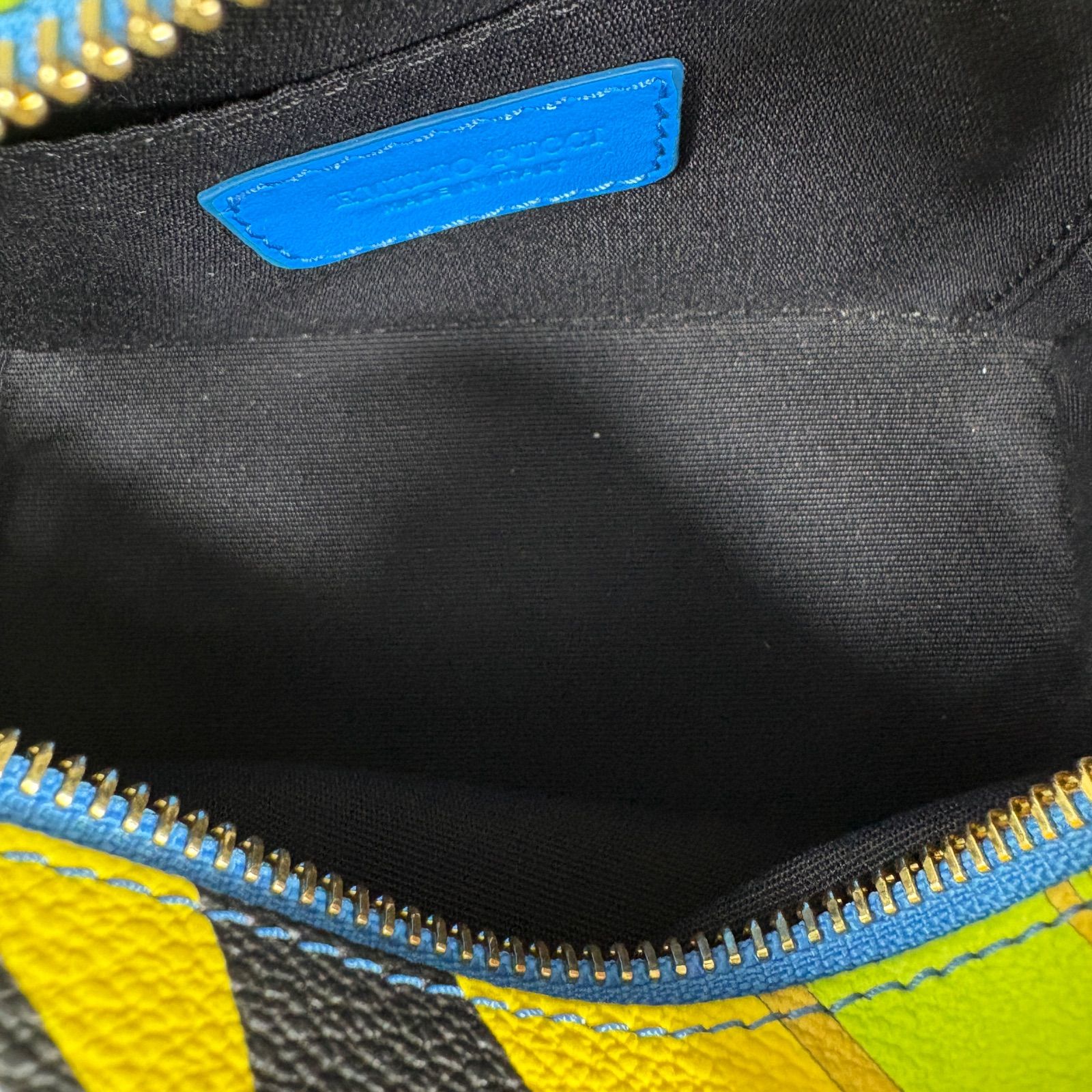 美品】エミリオプッチ ポーチ クラッチ PVC レザー 総柄 マルチカラー