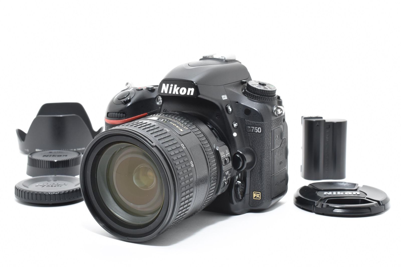 ☆良品☆ ニコン Nikon D750 24-85 VR レンズキット 《レンズキャップ